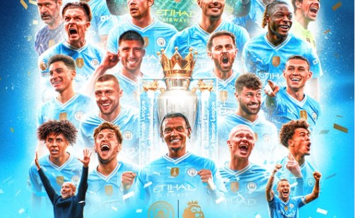 Manchester City conquista quarto título consecutivo da Premier League